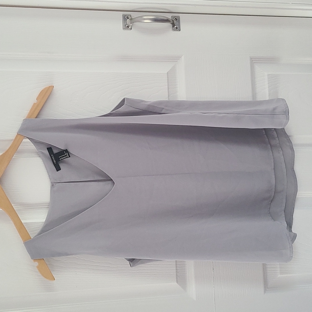 F21, Gray Sleeveless top.